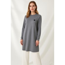 İdoll Giyim 1099 Fitilli Göğüsü Arma Detaylı Bürümcük Tunik #10-25#