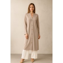 İdoll Giyim 974 Düğmeli Flar Detaylı Oyşo Kumaş Hırka #10-25#