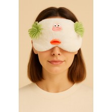 Püskül Aksesuarlı Göz Uyku Bandı