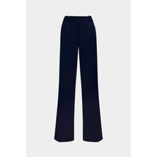 Açelya Okcu Premium Vento Orta Bel Wide Leg Dokuma Pantolon