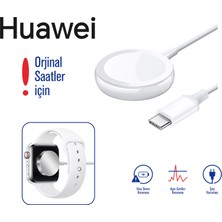 E-Kervan Huawei Watch Serisi Watch 3/4 GT3 / GT3 Pro, GT2 Pro, GT4 / GT5 / GT5  Pro.Manyetik Saat Şarjı Type-C Girişli Orjinal Huawei Watch Saatler içindir