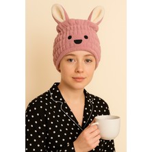 Tavşan Kulaklı Havlu Bone