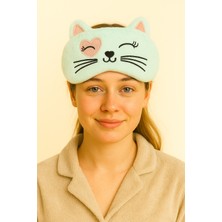 Katia & Bony Simli Kulaklı Göz Uyku Bandı Mavi