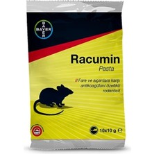 Bayer Racumin Paste 100GR=10X10 Pasta Fare Yemi Rodetisit Poşet (1243)
