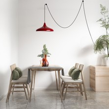 Bamyum Champion Fişe Takılabilir Tekli Avize Sarkıt Salon Mutfak Ofis Oturma Odası Aydınlatma Sarkıt Lamba