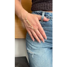 Daniel Angelson Pullu Sarkıt Gümüş Altın Kaplama Şahmeran