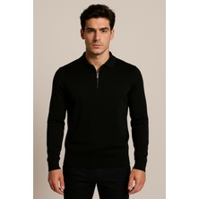 Ncs Jeans Erkek Triko Polo Yaka Siyah 3773