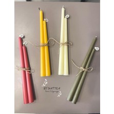 Bi Hatıra Elyapımı Şamdan Mum Renk Belirtiniz!!!(30 Cm-25 cm 1 Set Fiyatıdır)