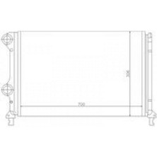 Kale Mtxdpn Motor Su Radyatörü [ Fiat Doblo 1.3/1.9 Jtd Ym Klimali Brazing ]