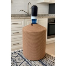 Doğal Hasır Örgü 19L Damacana Kılıfı - Organizer