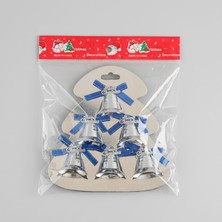 Kızılkaya Yılbaşı Ağacı Süsü Çan Gümüş 6 Lı (2505111)