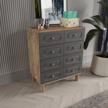 T&B DOVA 4 ÇEKMECELİ ŞİFONYER - MDF KAPAK