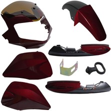 Motobisavm KAPORTA SET [KIRMIZI] MONDIAL DRIFT