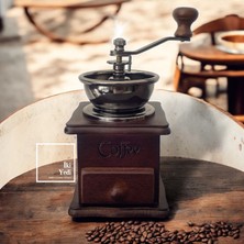 İki Yedi Konsept Clapton Ahşap Kahve Değirmeni Kahve Öğütücü Mutfak Ekipmanları Antik Tasarım Ofis Ev Hediyesi Obje