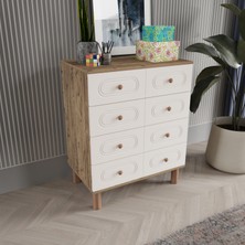 T&B DOVA 4 ÇEKMECELİ ŞİFONYER - MDF KAPAK