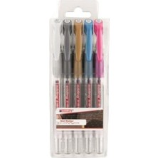 Edding Crystal Jelly 5'li Poşet Metalik Beyaz 0,7mm