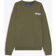 Hugo Nyrocrew Erkek Haki SWEATSHIRT.345