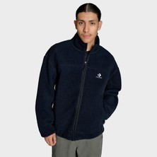 Converse High Pile Fleece Erkek Siyah Ceket.blk