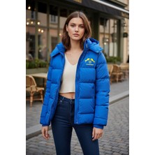 Famoda Kapüşonlu Yağmur ve Rüzgar Geçirmez Oversize Kadın Mont