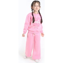 Kız Çocuk Kalın Şardonlu Eşofman Takım