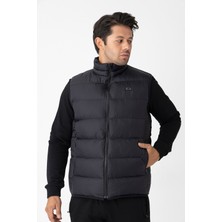 Crozwise Antrasit Erkek Outdoor Şişme Yelek -4018-06  - Hafif ve Dayanıklı Kullanım İçin L Beden