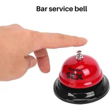 Metal Masa Üstü Servis Zili – Komik Mesajlı Eğlence Zili – Bar, Kafe, Ofis, Hediye Zili