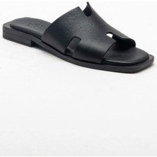 Zeyn Kadın Deri Terlik