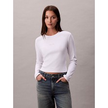 Calvin Klein Kadın Monologo Baby T-Shirt