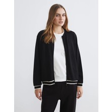 LC Waikiki Lcwaıkıkı Basic Siyah Kadın Kolej Ceket