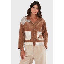 Viadante Via Dante Oversize Fit Gömlek Yaka Cep Detaylı Ceket Bayan Ceket 69143740