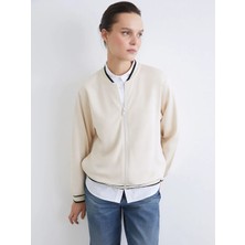 LC Waikiki Lcwaıkıkı Basic Gri Kadın Kolej Ceket