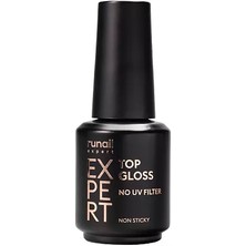 Fontenay Runail Top Gloss Non Sticky – Parlak Top Coat (Uv Filtresiz), 18 ml – Runail Expert No: 117