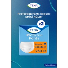 Tena Protection Pants Regular Emici Külot 6 Damla M 30'lu 2 Paket (60 Adet)