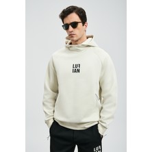 Lufian Snow Erkek Sweatshirt Kırık Beyaz