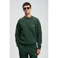 Lufian Sıgma Erkek Sweatshirt Çimen Yeşili