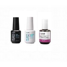Fontenay Runail Uv Filtreli Top Coat 18ML + Rubber Base Scotch 18ML + Nail Prep 15 ml