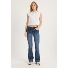 Home Store Geniş Ekli Jean Pantolon