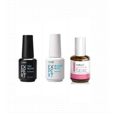 Fontenay Runail Uv Filtreli Top Coat 18ML + Rubber Base Scotch 18ML + Non-Acid Primer 15ML