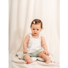 Kidaxi Desenli Müslin Bluz Şort Bebe Takımı