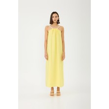 Sevilen Boncuk Askılı Elbise