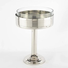 Mikasa Moor Platin Cam Ayaklı Meyve Kasesi 21X30CM