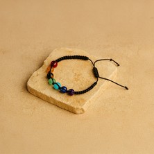 Tuffy Design Çakra Doğal Taş Makrome Örgülü Bileklik
