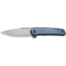 We Knife Speedster Blue Titanium Handle Black Stonewashed Cpm 20CV Blade Çakı
