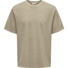 Only & Sons Onsdıstress Rlx Ss Tee Erkek Beyaz T-Shirt - OS22030505