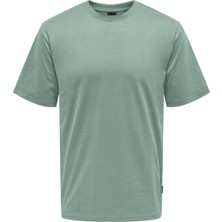 Only & Sons Onsfred Lıfe Rlx Ss Tee Noos Erkek Yeşil T-Shirt - 22022532