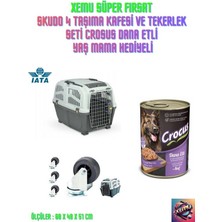 Xemu Mps Skudo 4 Taşıma Kafesi Ve Tekerlek Seti Crocus Yaş Mama Hediye