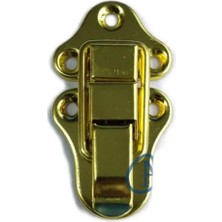 Pika Eco Lounge Sandık, Kutu Klipsi, Ön Kilidi - 72X40MM, Altın, 1 Adet