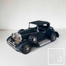 İki Yedi Konsept Roche Metal Araba Maketi, Ford Classic Coupe Modeli, Retro Vintage Dekoratif Obje, Hediyelik Ürün