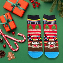 Diva Viva - Yılbaşı Çocuk Kaydırmazlı Çorap | Hediye Paketli