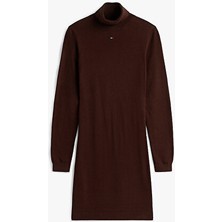 Tommy Hilfiger Kadın Kahverengi Elbise